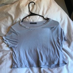 baby blue brandy melville tee